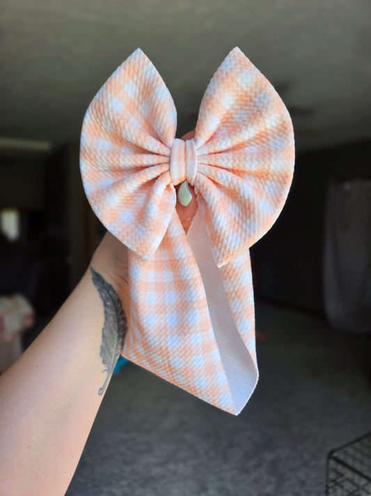 Orange Gingham