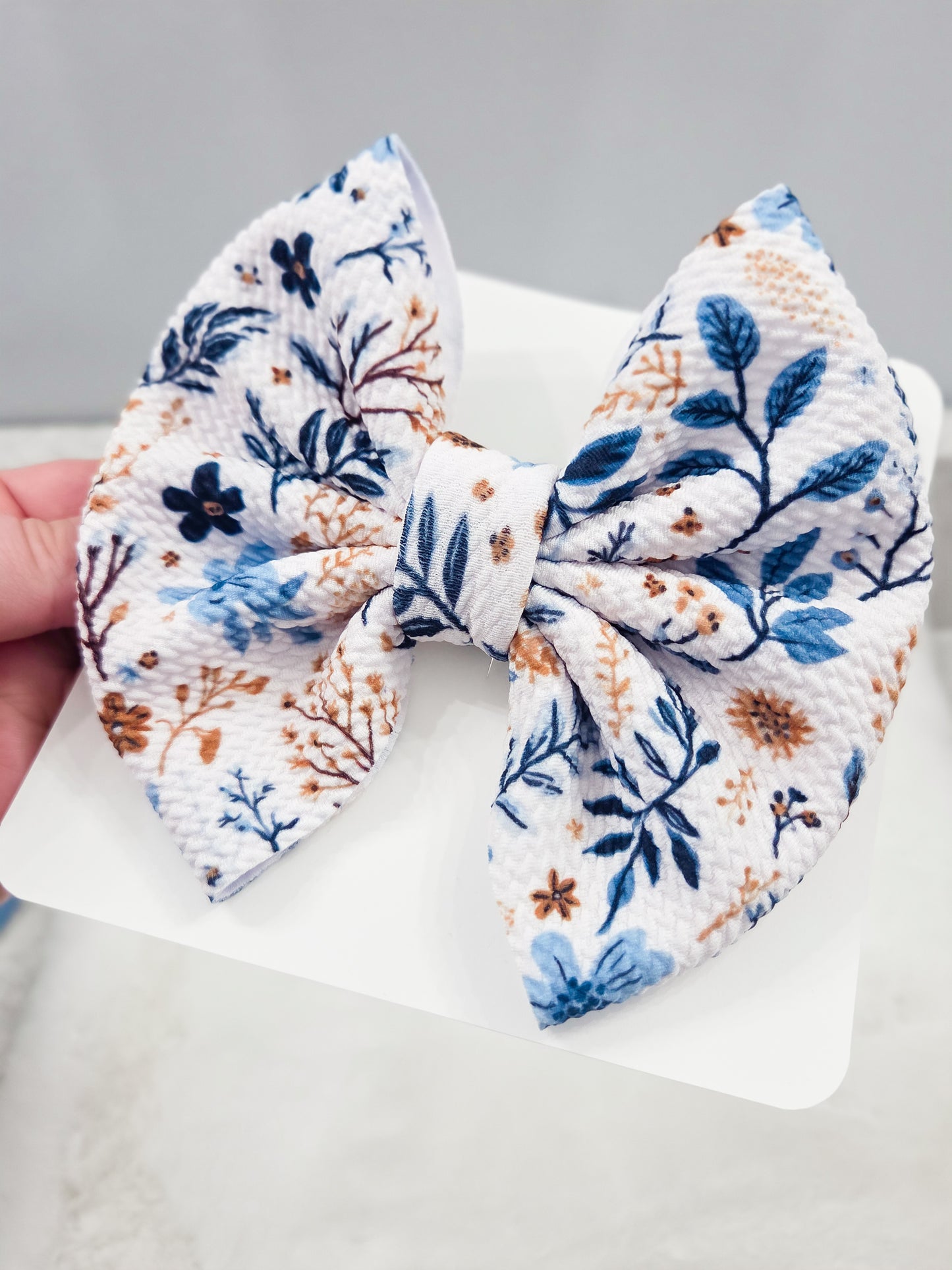 Blue+Gold Floral