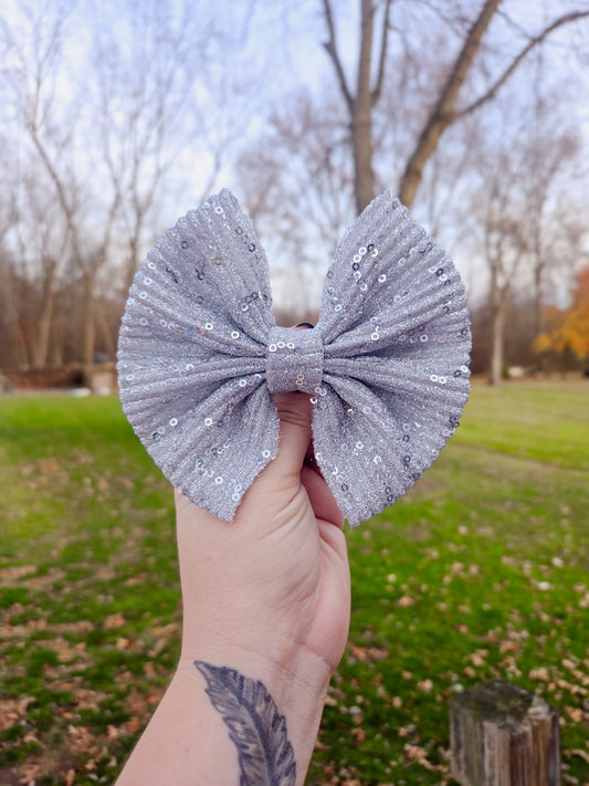 Silver Mini Dots Sequin