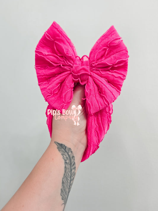 Hot Pink Ruffle