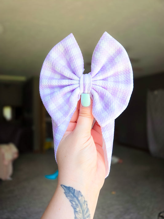 Lilac Gingham